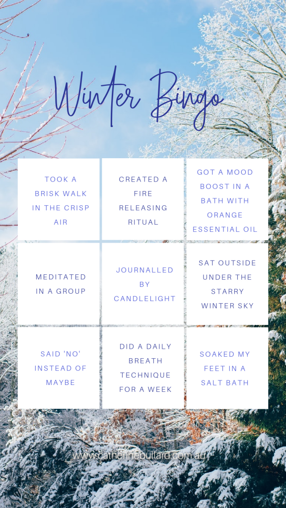 winter bingo