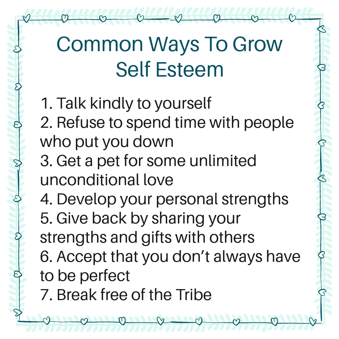 Ways To Gorw Self Esteem