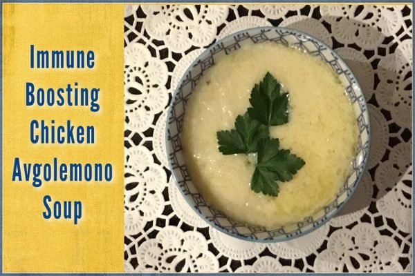 Immune Boosting Chicken, Egg and Lemon Soup recipe