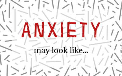 How Anxiety May Look. . .