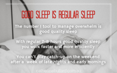The Secret To Good Sleep
